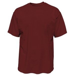 Big and Tall Non Pocket T shirt Color Wine or Blac